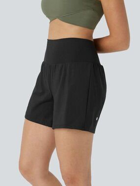 SoftlyZero™ Airy Super High Waisted 2-in-1 Cool Touch Yoga Shorts 5'' w/ Pockets
